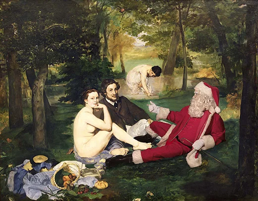 Le Dejeuner sur L'Herbe 1862-63 Musée d'Orsay, Paris