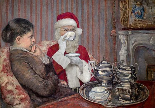 Mary Stevenson Cassatt - The Tea — Santa Classics