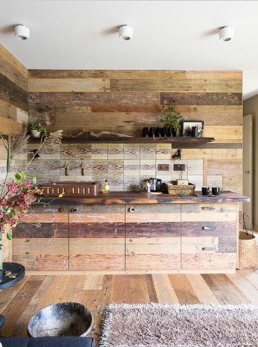 Reclaimed timber kitchen