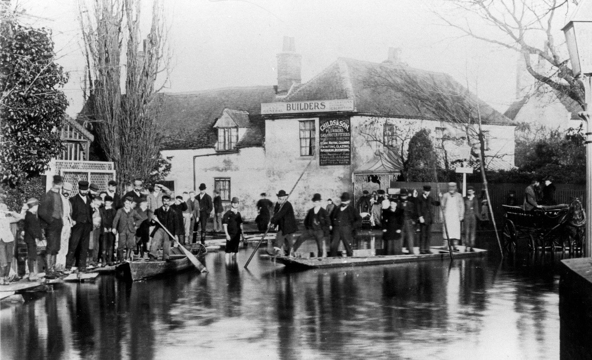 Thames Valley flooding in 1890