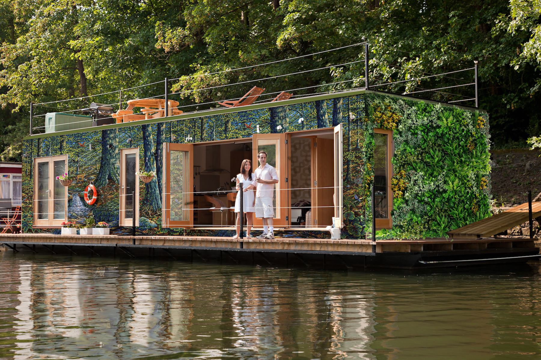 Creating a waterside woodland oasis in London 