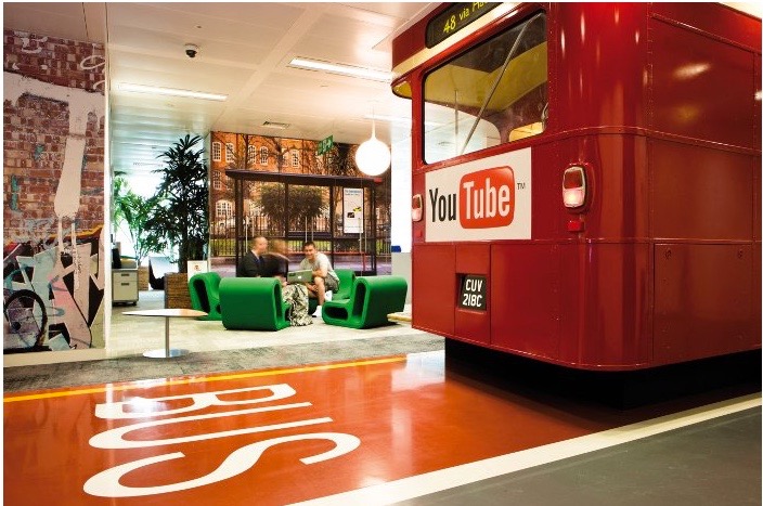 Google’s red bus