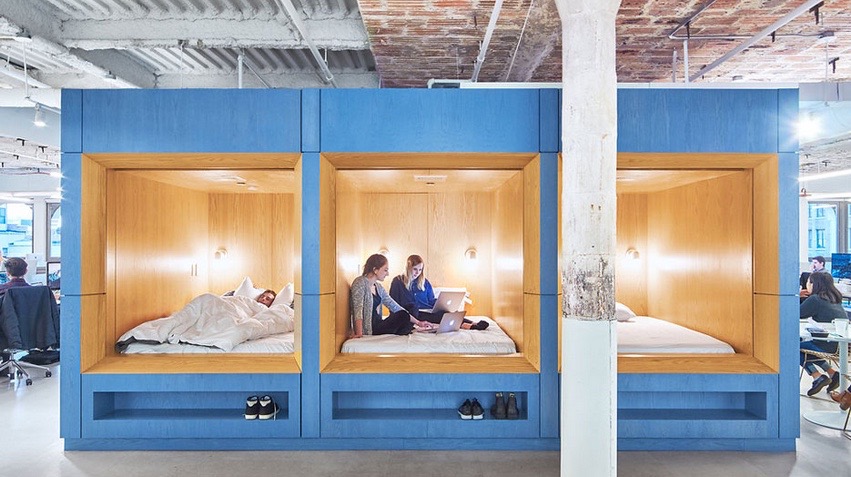 At this start-up, your boss can watch you sleep