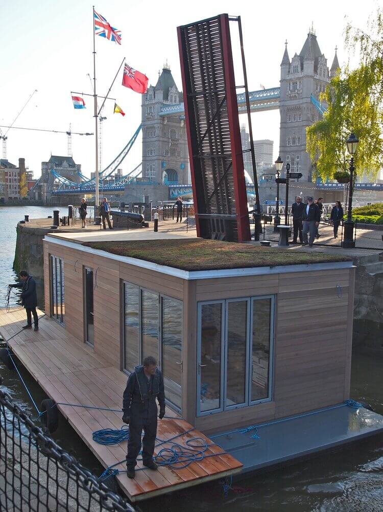 Transporting a Tiny Home Along the River.jpg