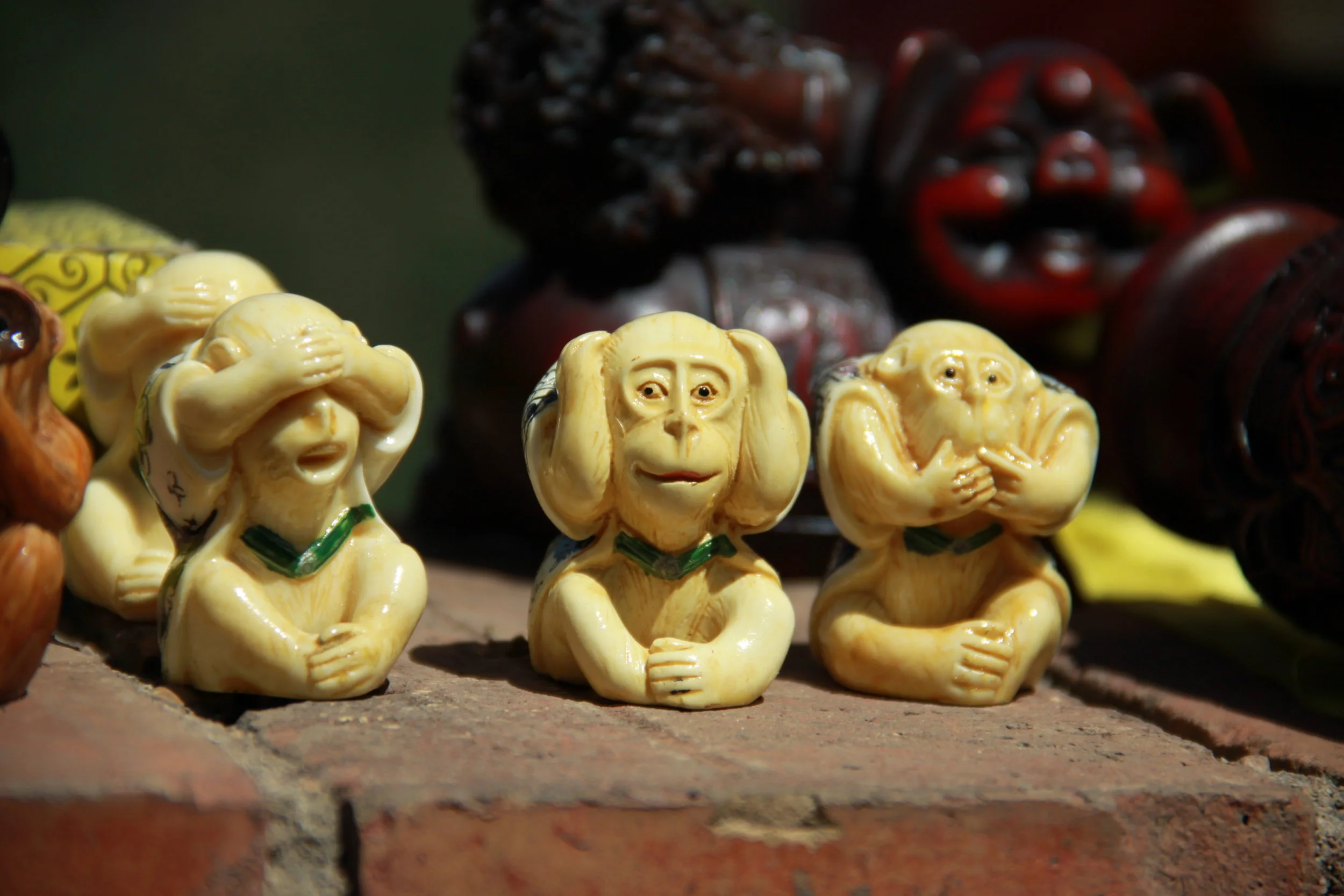 See no evil, hear no evil, speak no evil