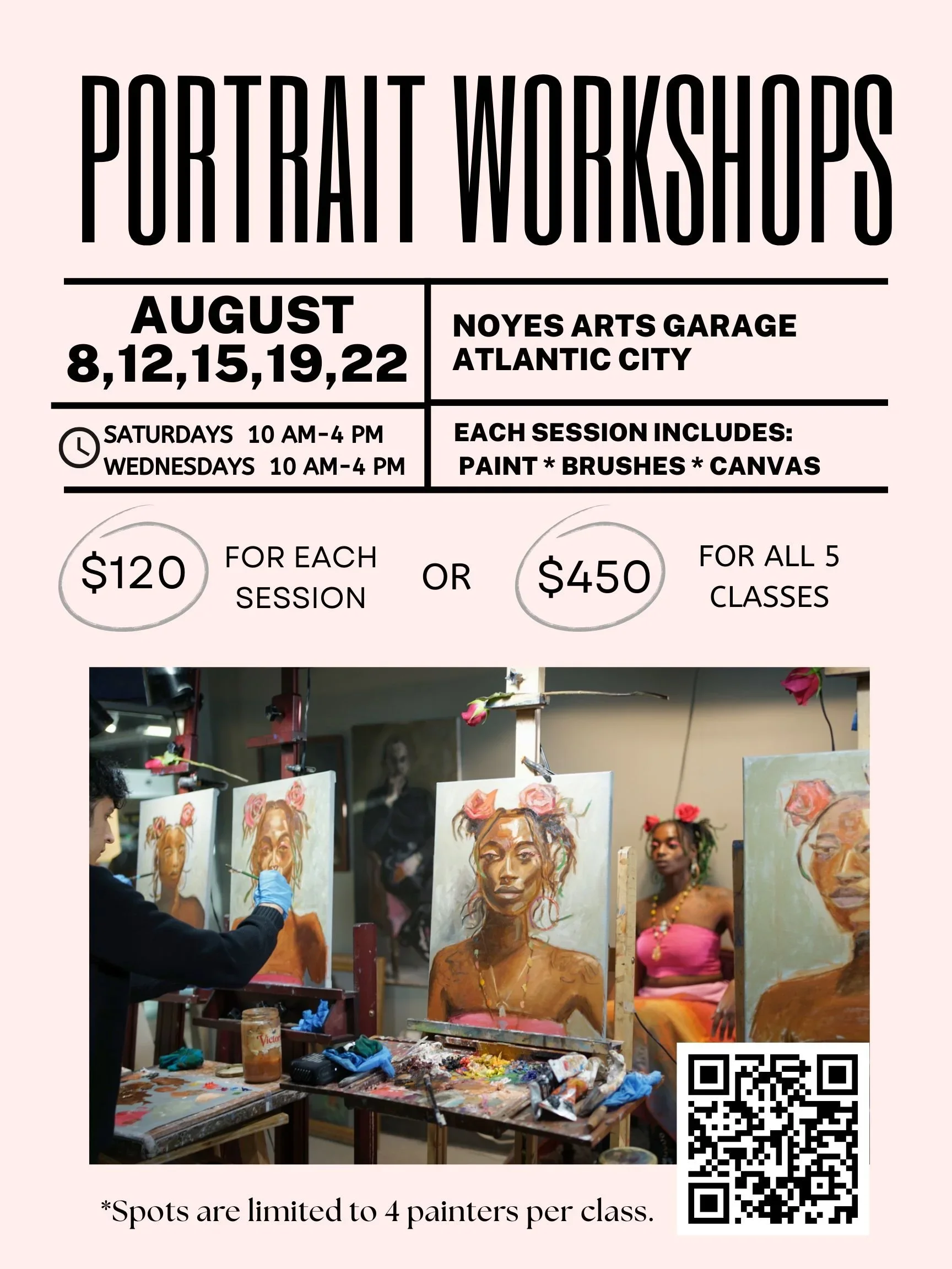 Portrait Painting Workshops with Amanda Auble