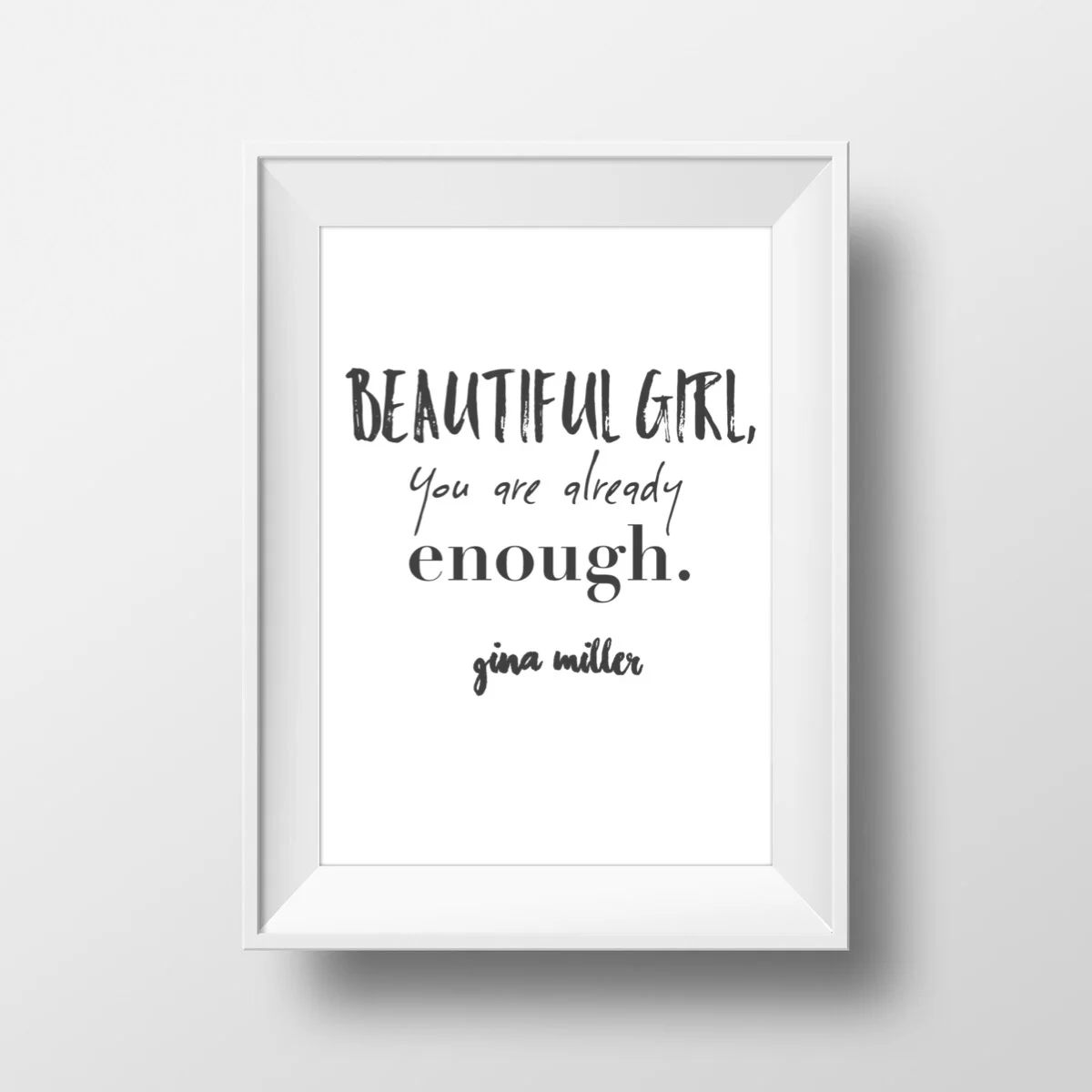 Beautiful Girl (Digital Printable PDF File)