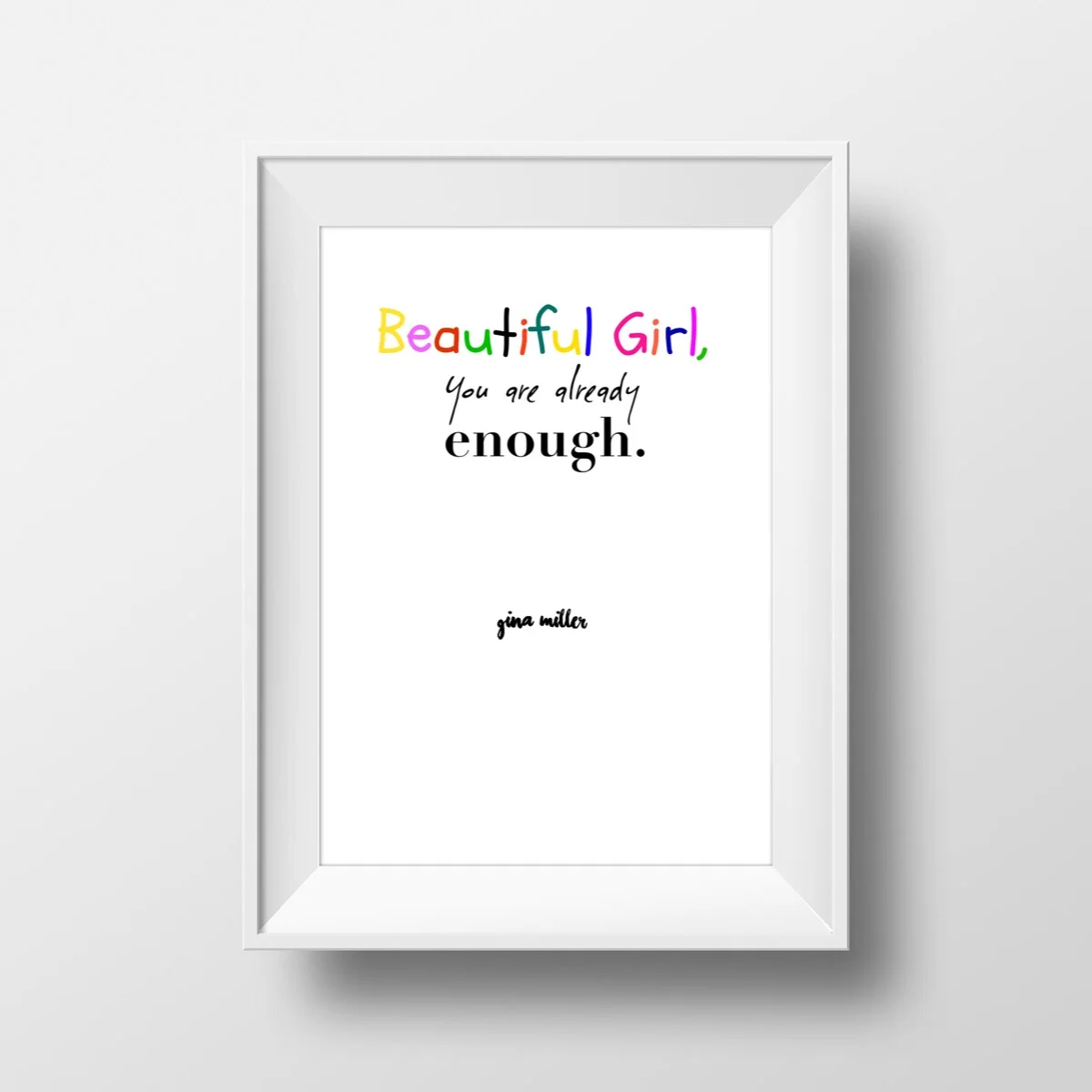 Beautiful Girl - Kids (Digital Printable PDF File)
