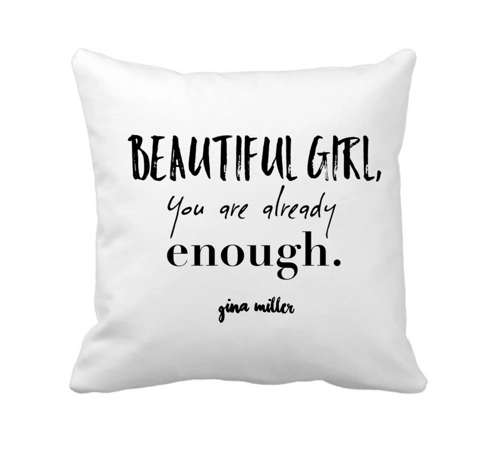 Beautiful Girl Accent Pillow
