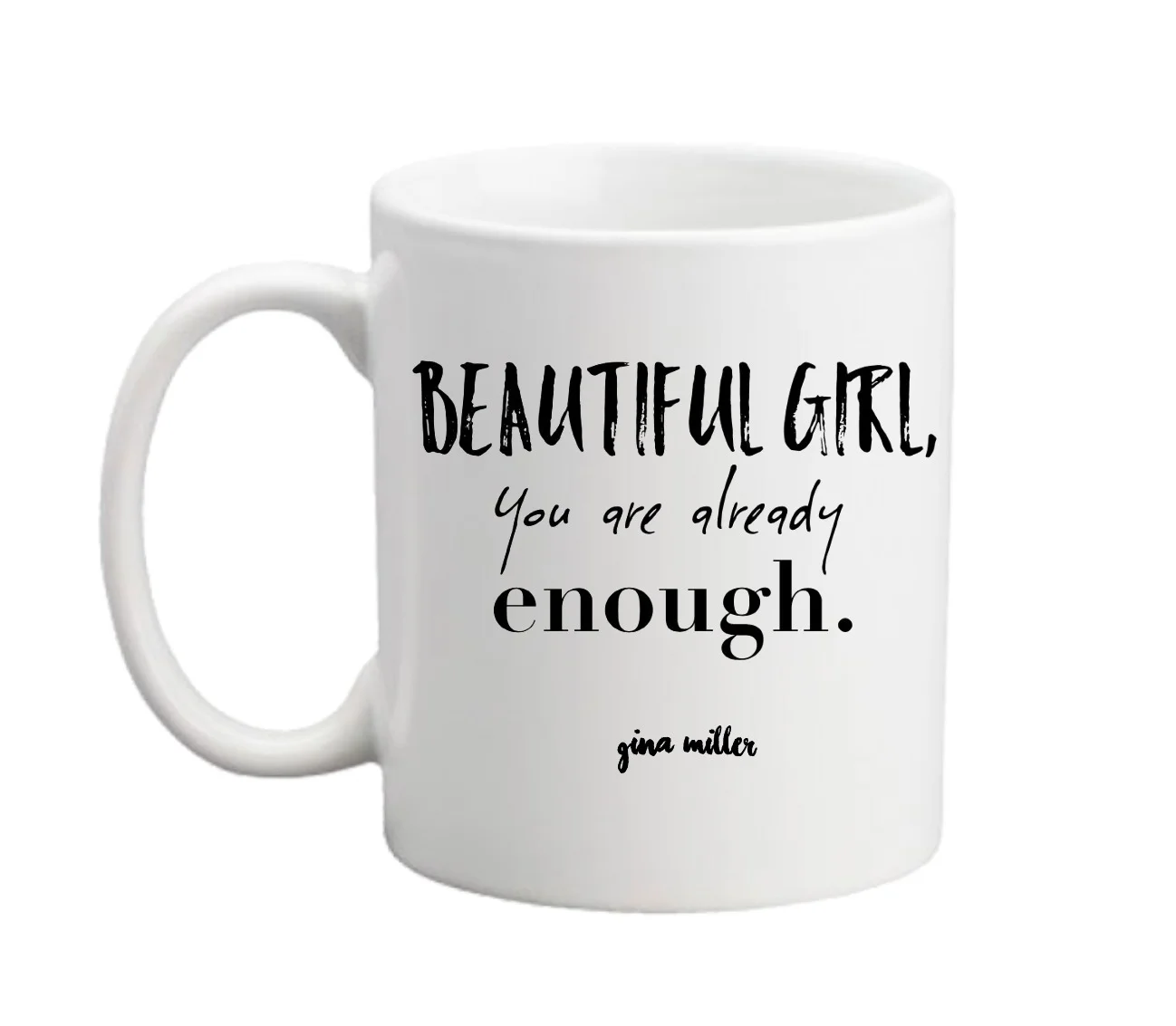 Beautiful Girl Coffee Mug (White)