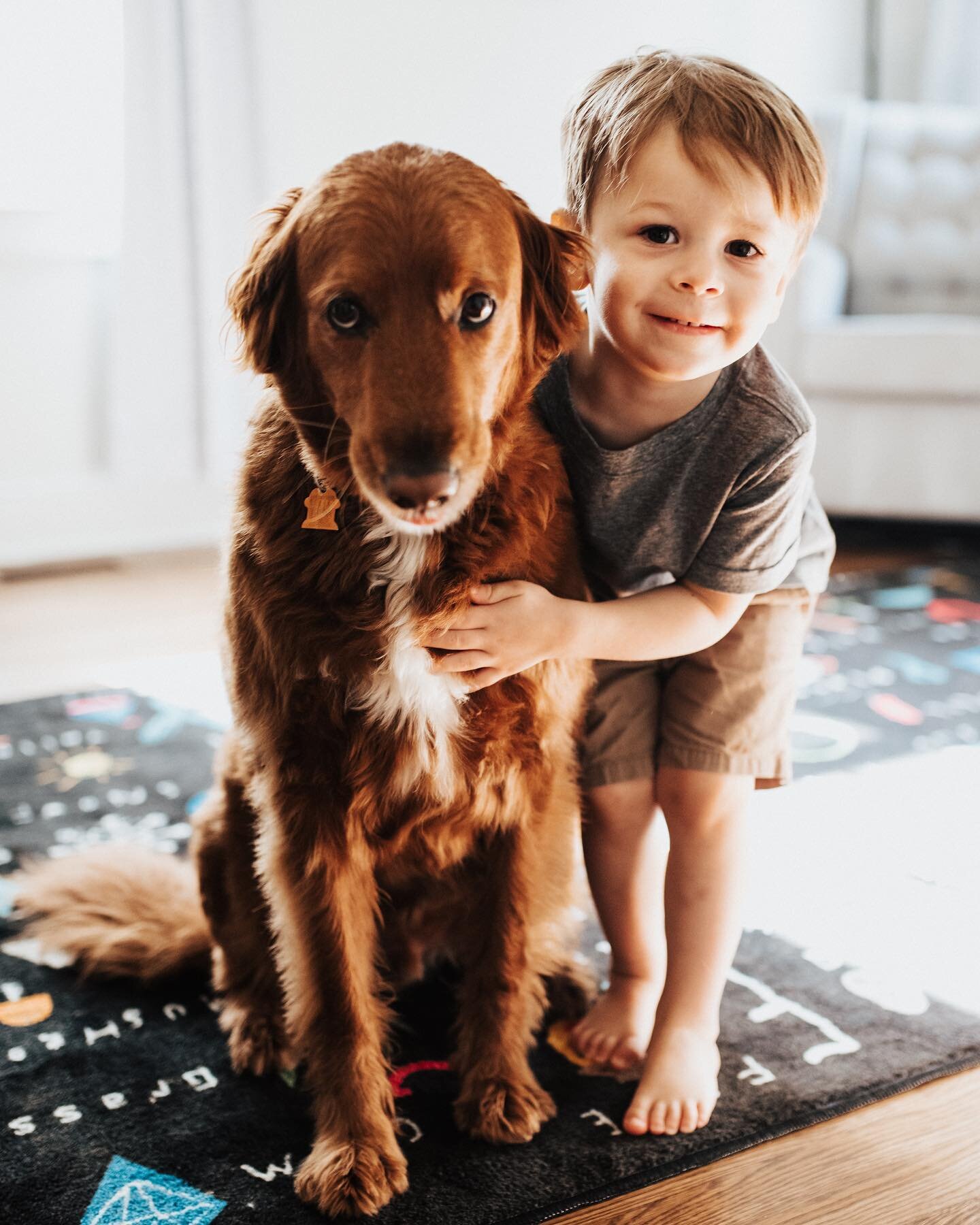 The family dog 🐶I always want to get them in the photos! Gallery delivery days are my favorite 🥰