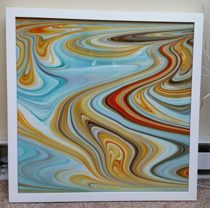 Framed piece unlit