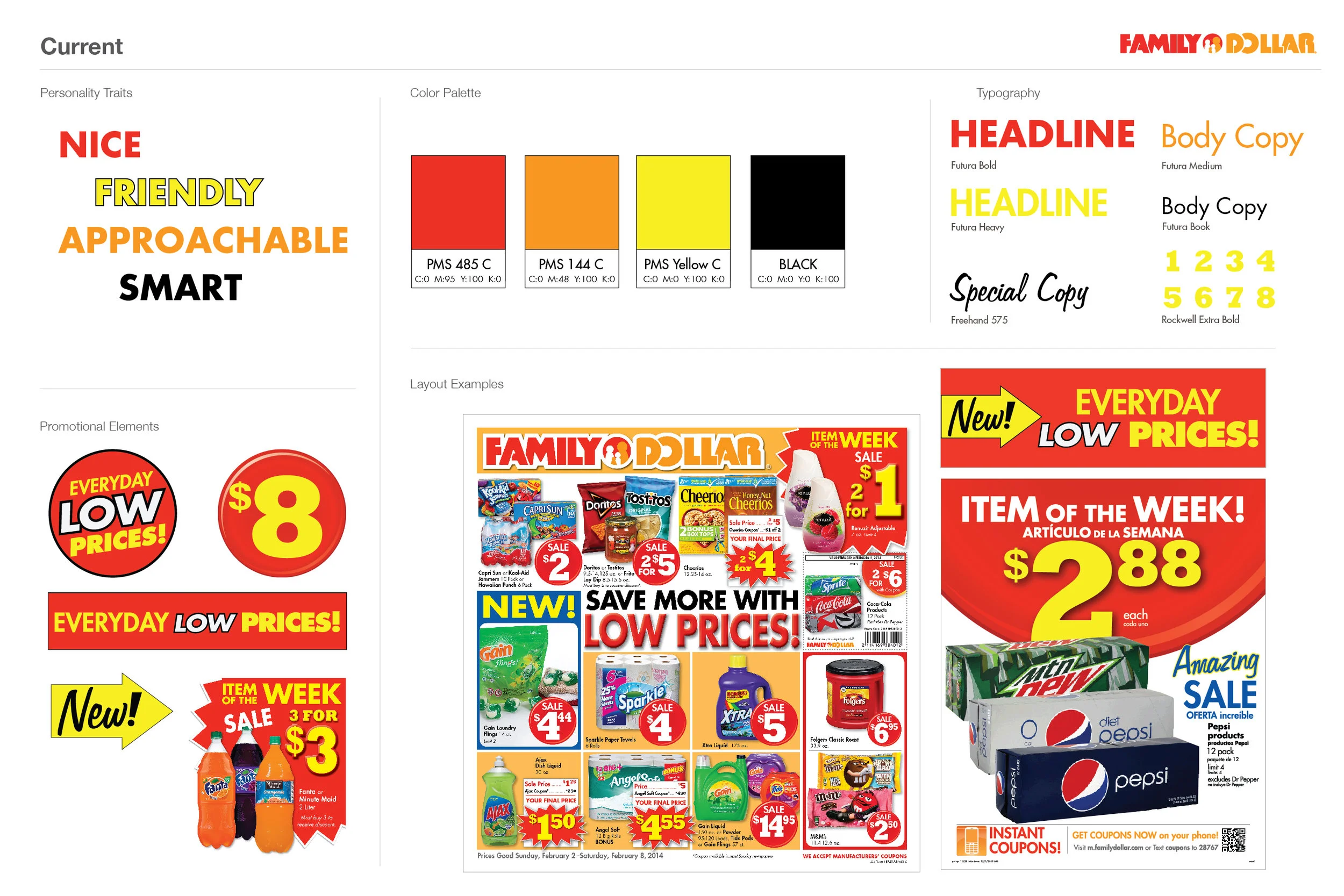 Original Family Dollar Brand Elements