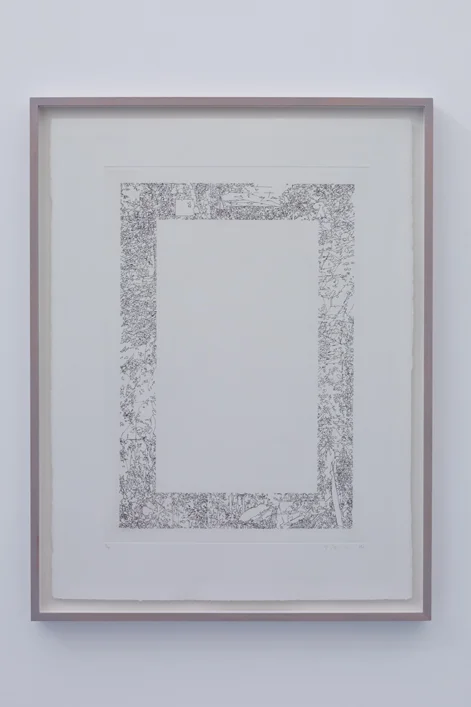 colognola 001 - edition of 7, 57cm x 76cm, etch print on 300gsm somerset satin, framed - £365