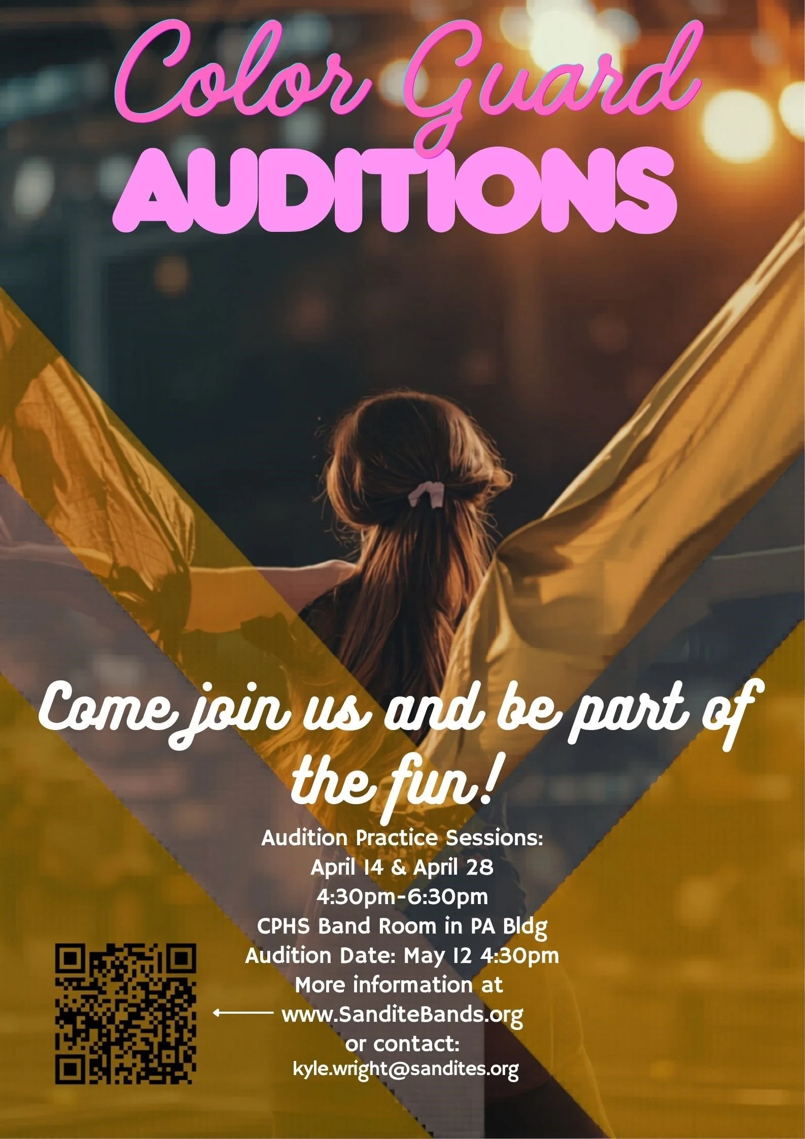 JOIN COLOR GUARD! — Sandite Bands