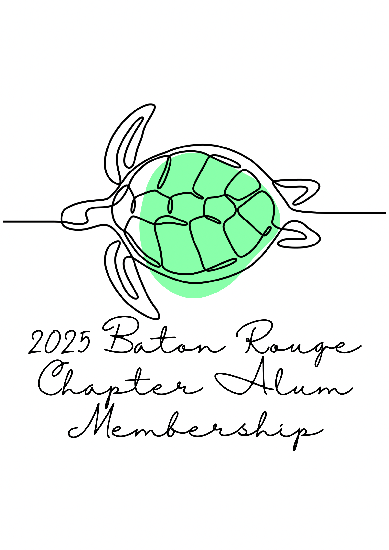 Blue minimal abstract turtle line art poster.png