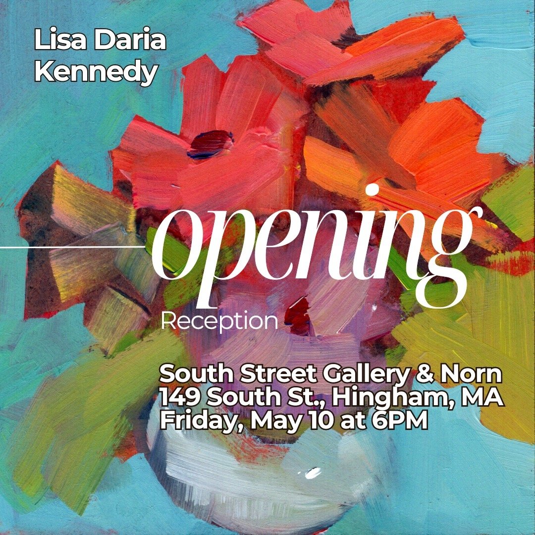 Join us @norngift_garden and @southstreetgallery (149 South St., Hingham, MA) Friday at 6pm for an opening reception featuring the 15th anniversary of the daily painting project and other work (or what happens after the daily painting is finished). #