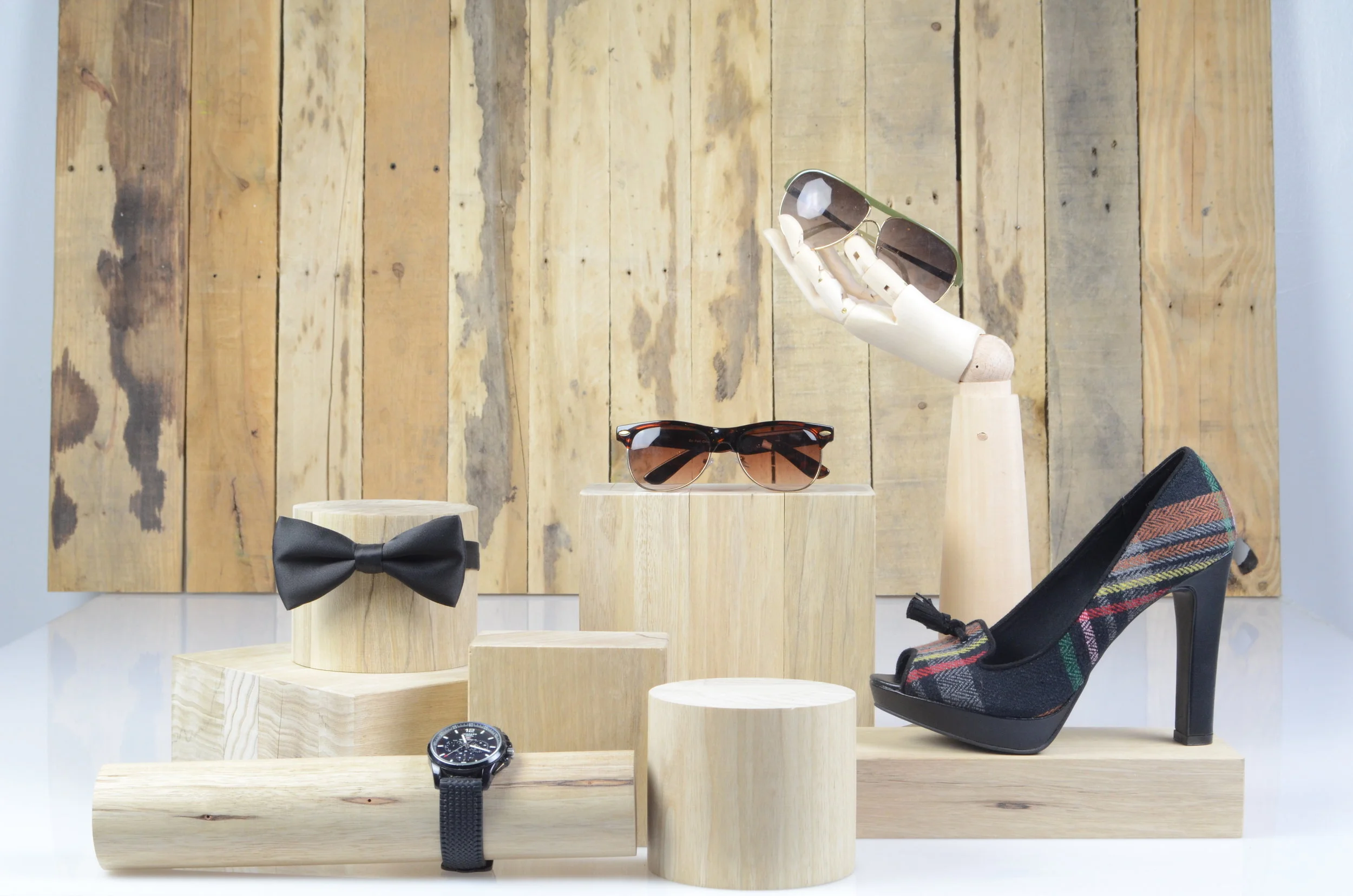 Beechwood or Frake Accessories Stands