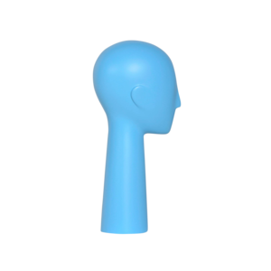 Abstract Female Head Form Blue Siegel Stockman