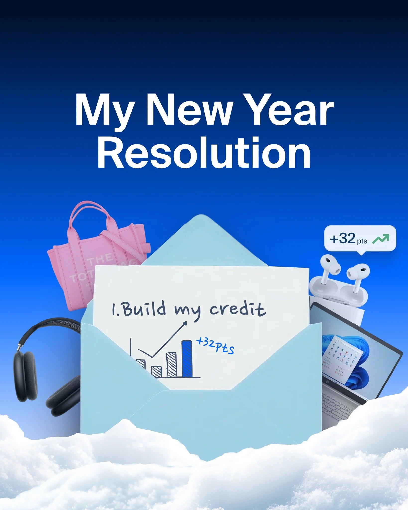 New year, new credit score? If your resolution is to build credit, Perpay is here to help you get started! Make this the year you achieve your financial goals. 

#Perpay #PaycheckPoweredProgress #NewYearNewYou