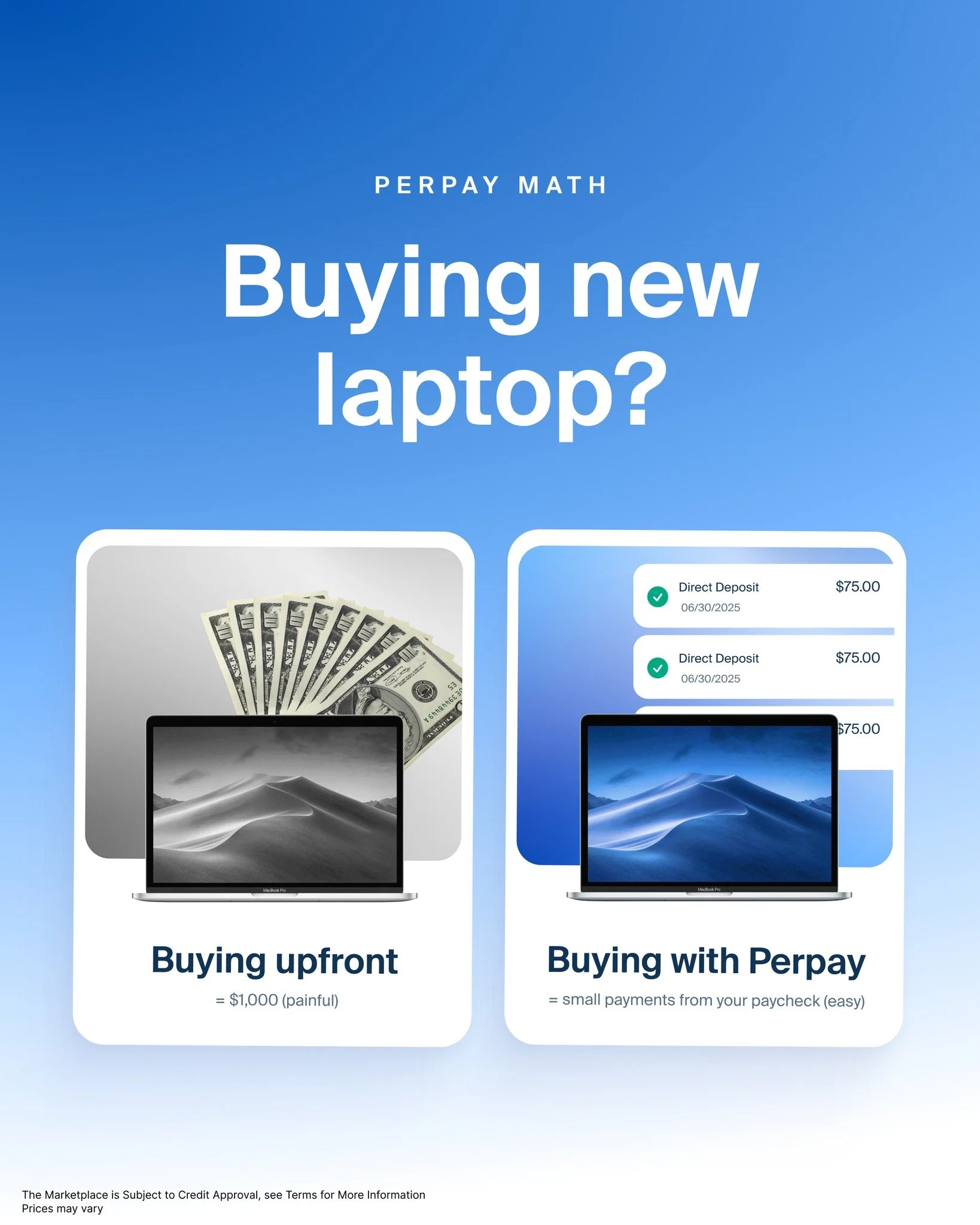 We don't make the rules, we just make the math work in your favor! 

Small payments + credit building = a smarter way to shop. 

#Perpay #PaycheckPoweredProgress #Moneymoves