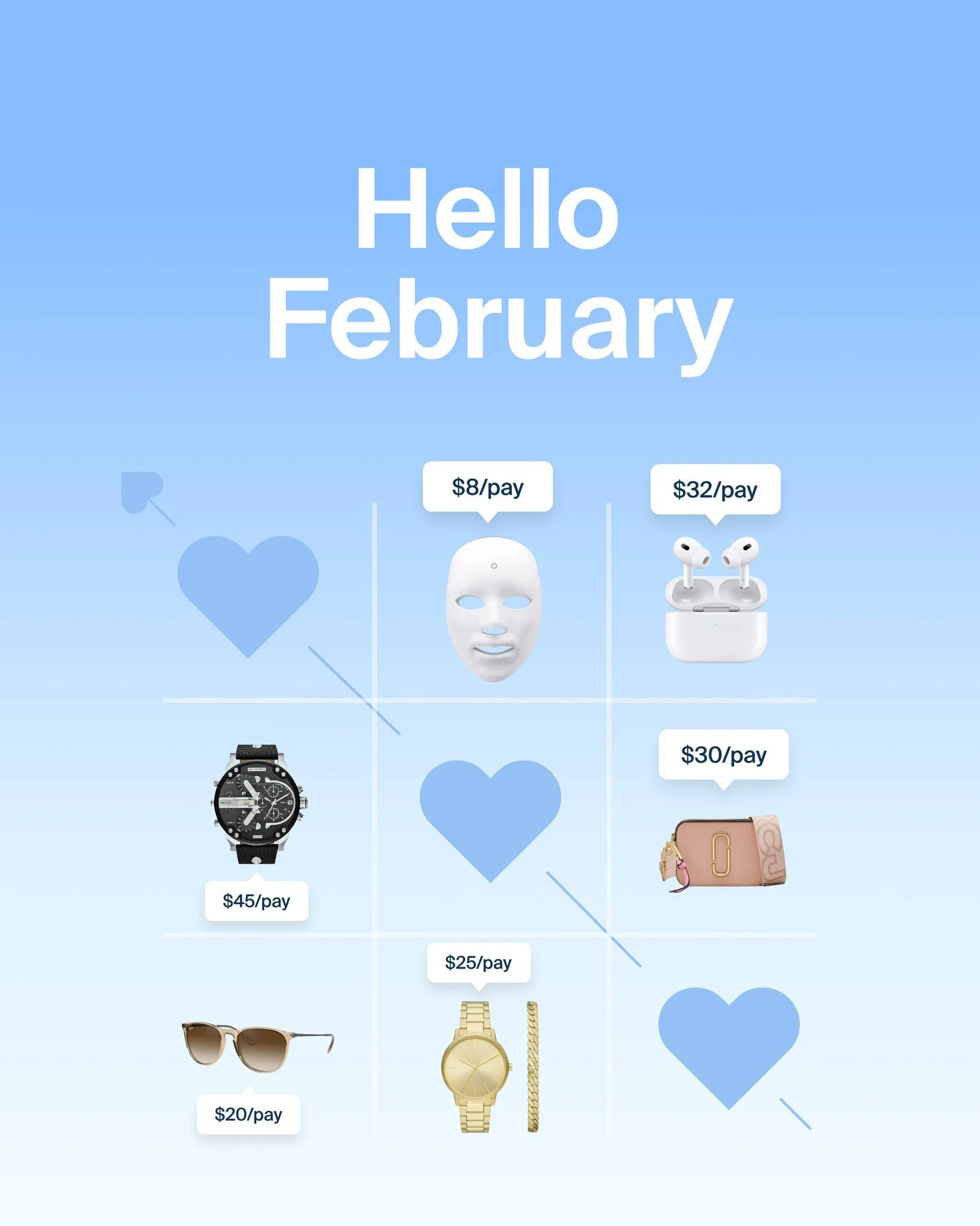 Hello February! 👋

A new month = a fresh start.

Let&rsquo;s make this the month you not only make your paycheck work harder but watch your credit score climb higher 📈💙

Tap the link in bio to start building today.

See terms for more info. 

#Per