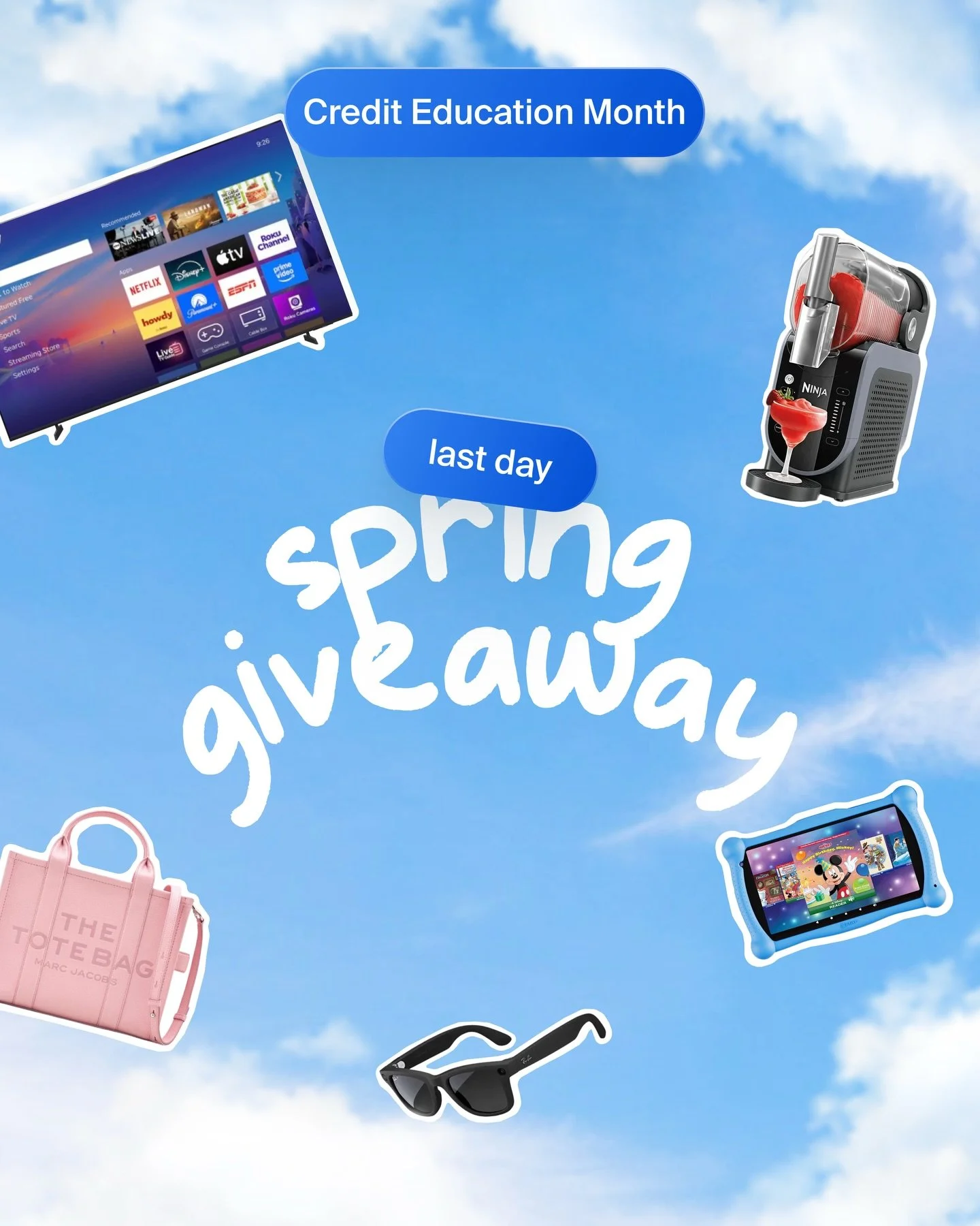 GIVEAWAY DAY 5: FINAL CALL 🏁

✨PROMPT: Finish the sentence: building my credit is important to me because ____

We&rsquo;ve spent the week talking strategy and score-building, but today we&rsquo;re ending with the most important part: the &ldquo;why