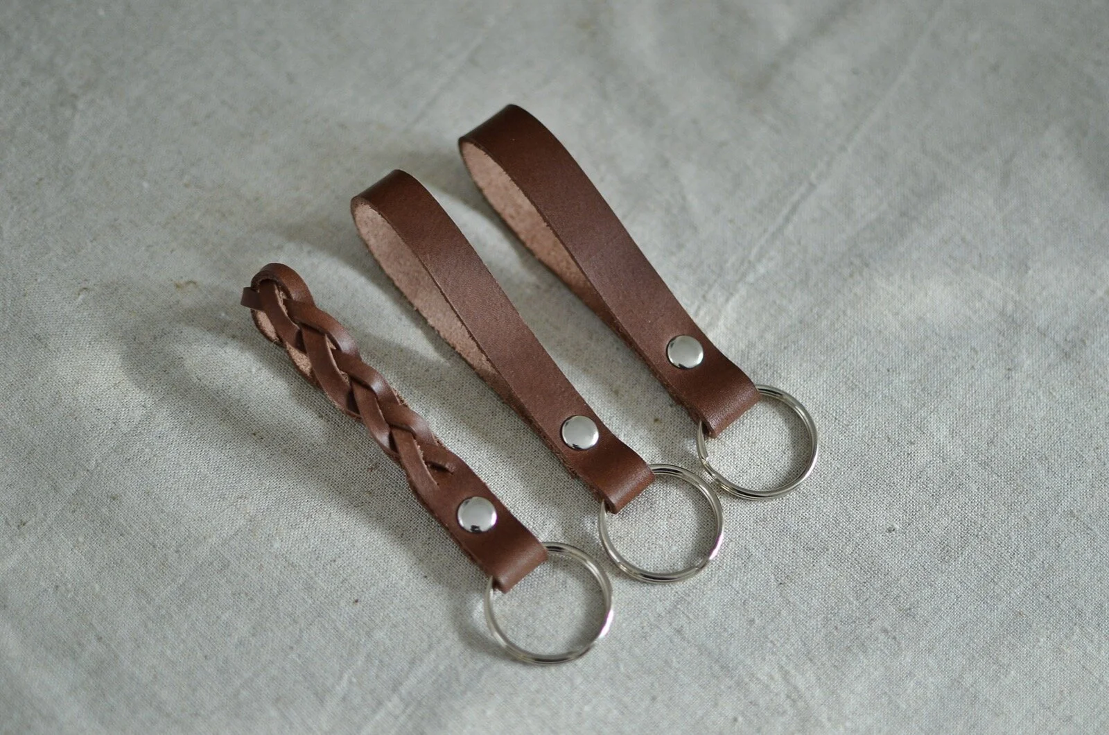  Nyckelring, brun&nbsp; 