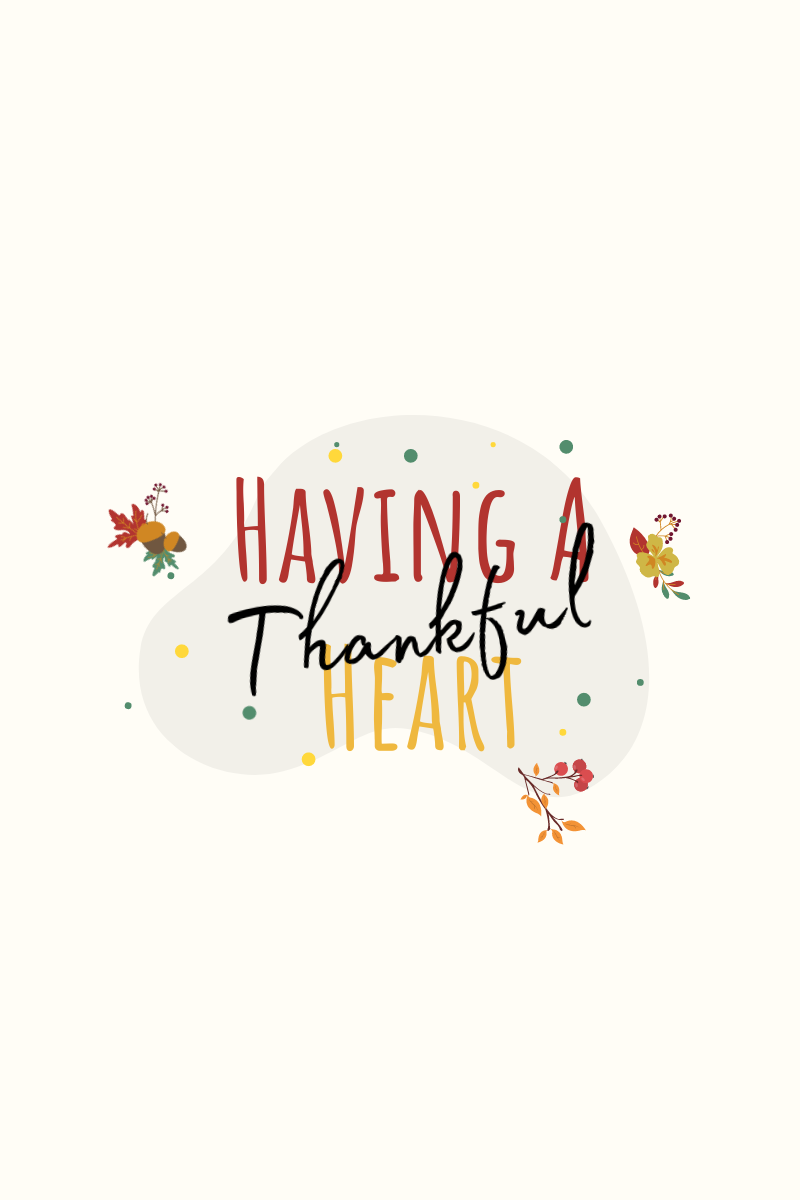 Having a Thankful Heart - Series