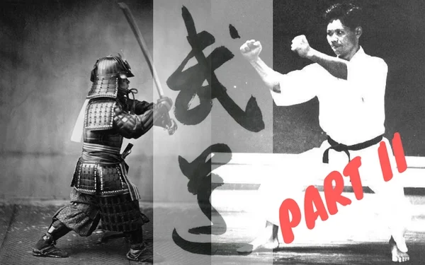 Hito no te ashi wo ken to omoe. - Think of hands and feet as swords. (G. Funakoshi, " 20 Guiding Principles")