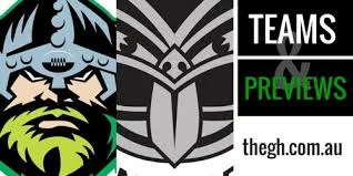 Audio Clip - NRL Round 7 Preview and Prediction (Raiders v Warriors) 
