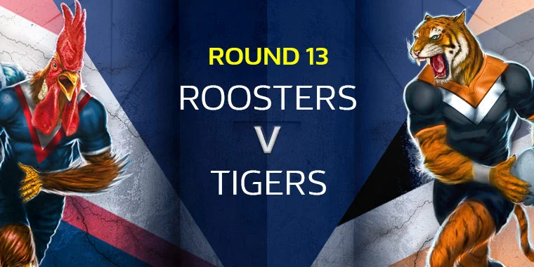 NRL Round 13 Podcast - Roosters v Tigers @ Allianz Stadium 