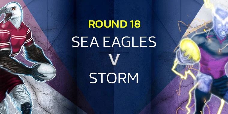 NRL Round 18 Podcast - Sea Eagles v Storm @ Lottoland 