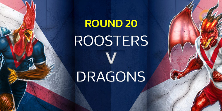 NRL Round 20 Podcast - Roosters v Dragons @ Allianz Stadium 