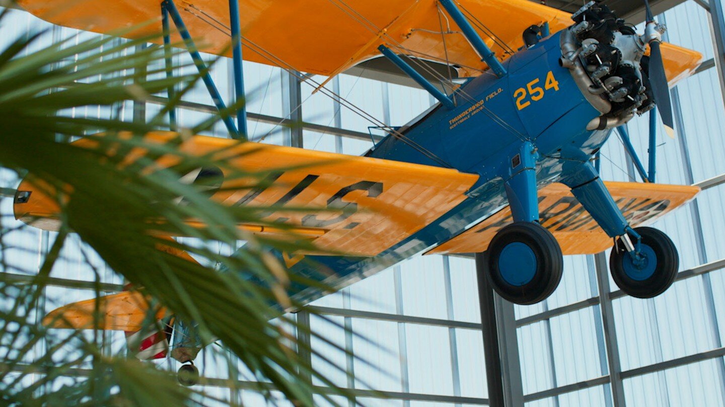 The Thunderbird Field II Veterans Memorial located in Scottsdale features historical aviation artifacts, supports veterans, &amp; provides scholarships to aviation students. Featured is the signature Stearman PT-17 which was used in WW2 to train pilo