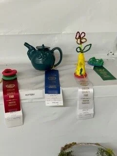 UU Ceramics summer camp student, Lainey Jones is awarded blue ribbon for her teapot created in camp this summer in the pottery division at the 166th Annual Gibson County Fair! Congratulations, Lainey! Keep an eye on www.uu.edu/camps/ceramics for Summer 2022 camp schedule.