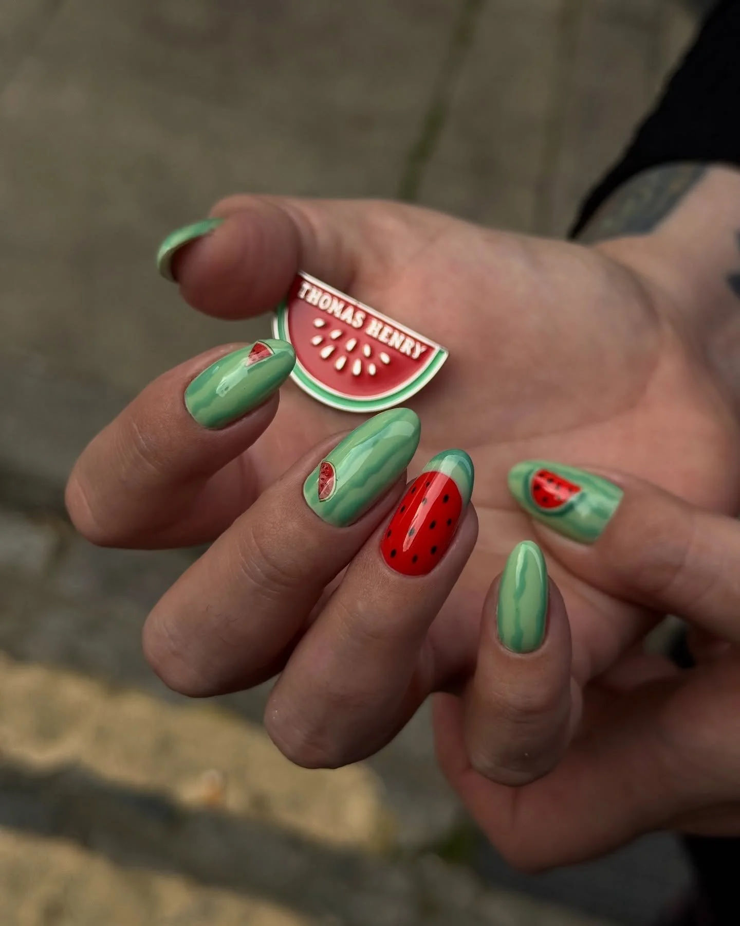 🍉🍃🍋&zwj;🟩❤️💥🍹🧊💦

Book for category 3 art with BIAB or category 2 for gel &amp; extensions. 

by #selfish_anastasia 
.
.
.
.
#nailartlondon #nailartspitalfields #nailarteastlondon #nailartshoreditch #ukranianmanicurelondon #watermelonnails #ru