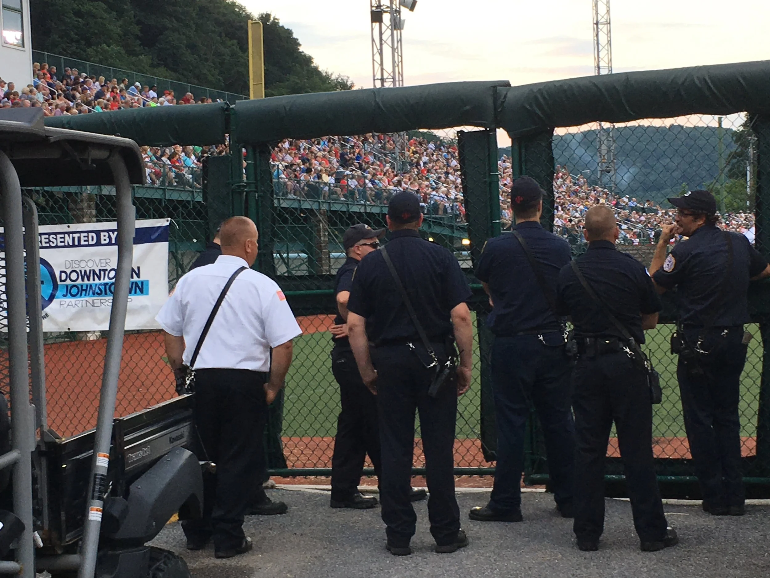 city fire dept crew watching start of concert.jpg