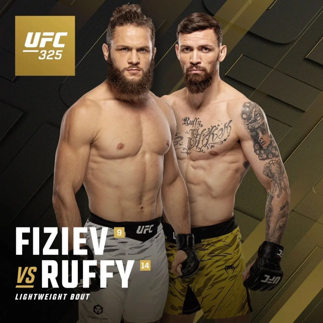 UFC 325: Rafael Fiziev vs Mauricio Ruffy