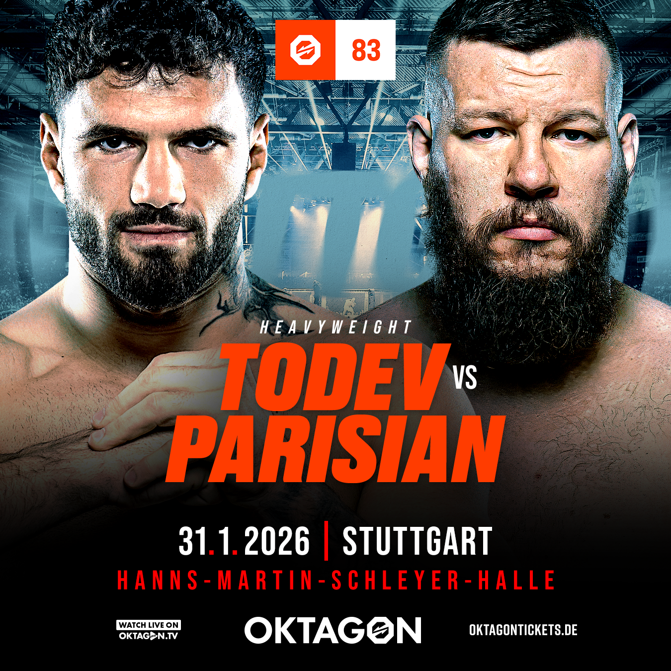 Oktagon 83: Josh Parisian vs Lazar Todev