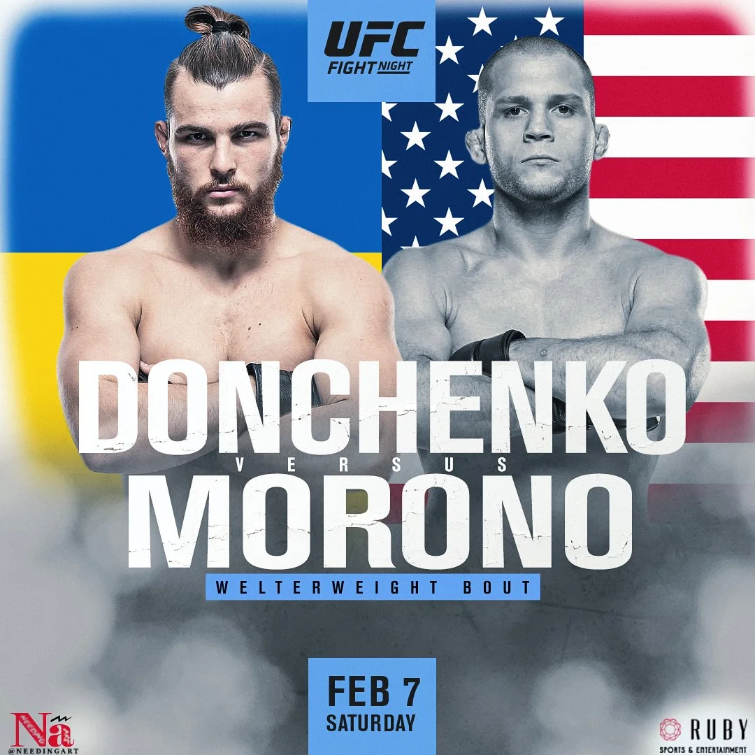 UFC Feb 7: Daniil Donchenko vs Alex Morono