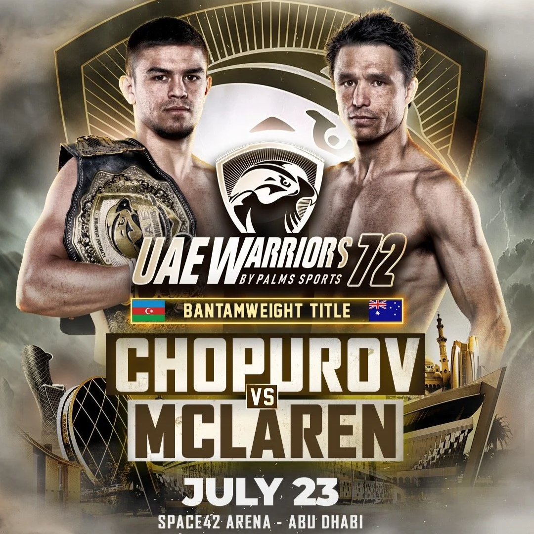 UAE Warriors 72: Asaf Choprov vs Reece McLaren