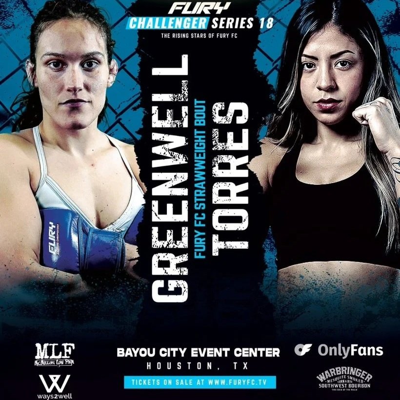 Fury Challenger 18: Karla Torres vs Cara Greenwell
