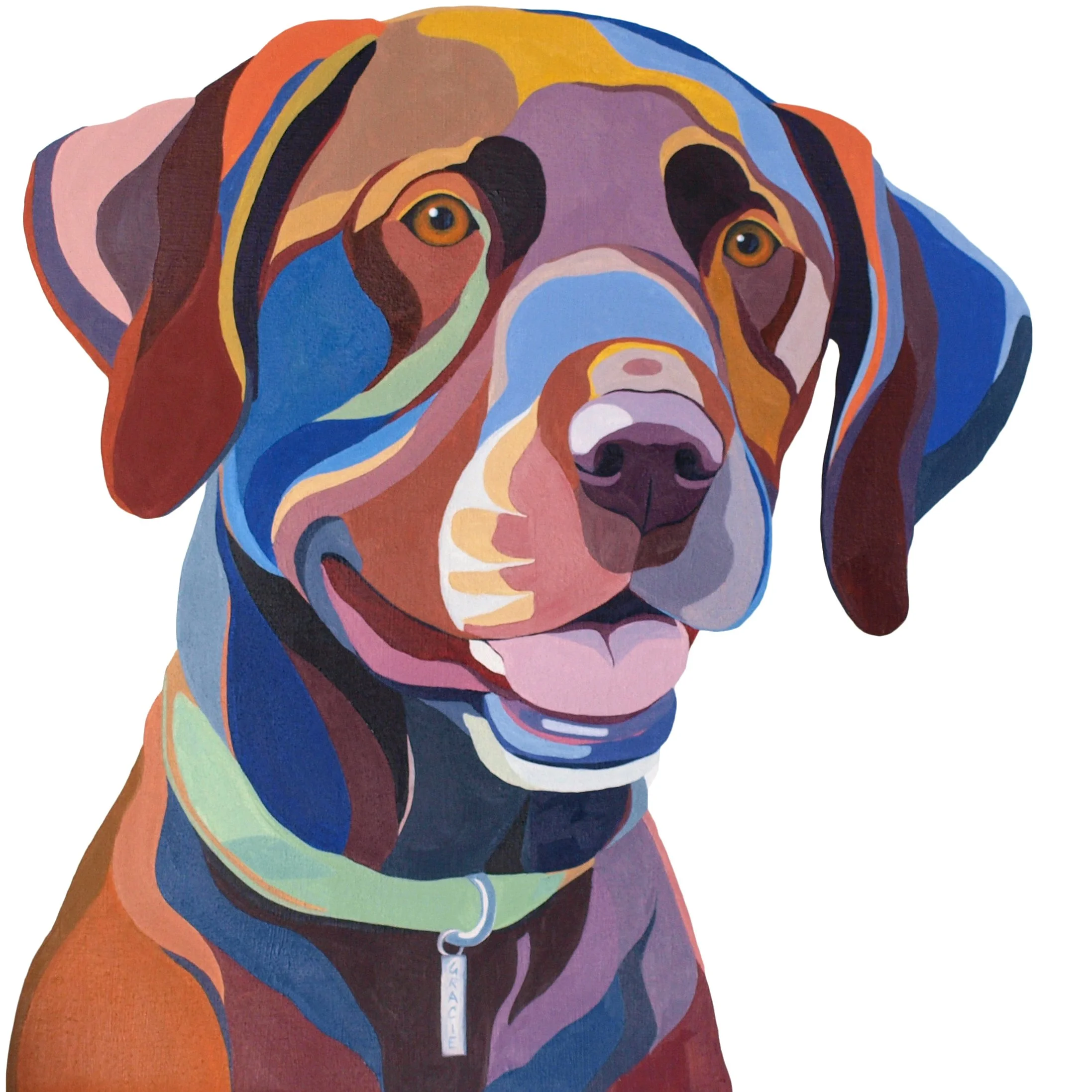 Giclee Print: Chocolate Lab