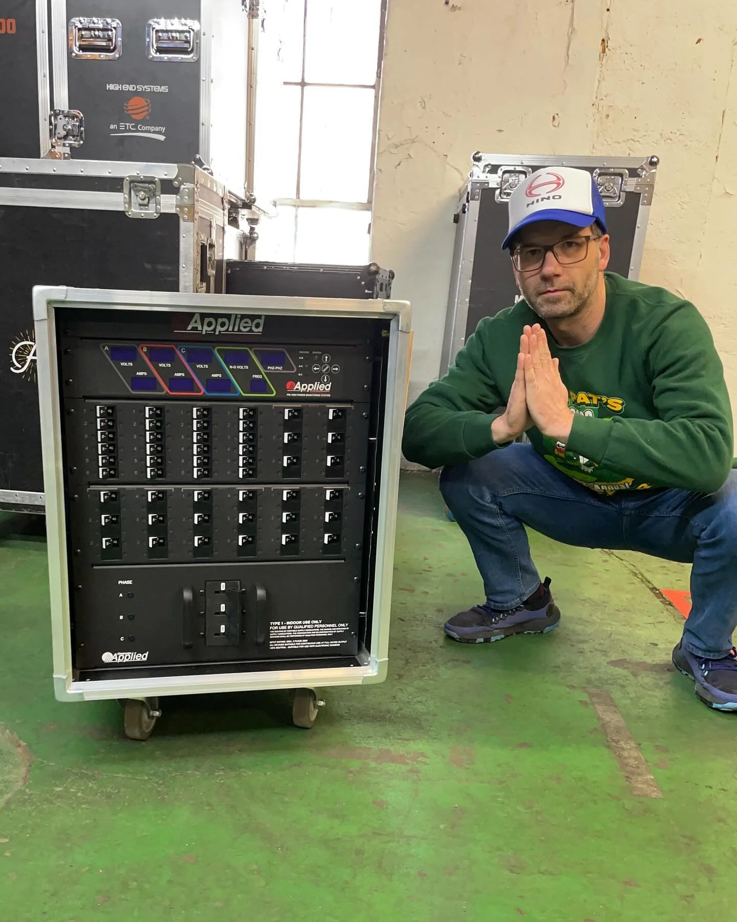 Santa been stopping at our shop a lot lately. 

While maybe not as sexy as a new console, we&rsquo;re pretty stoked for this powerful, versatile and so very compact new 3-phase distro from @appliedtruss. With 208v soca, 120v soca, L21-30 and some goo