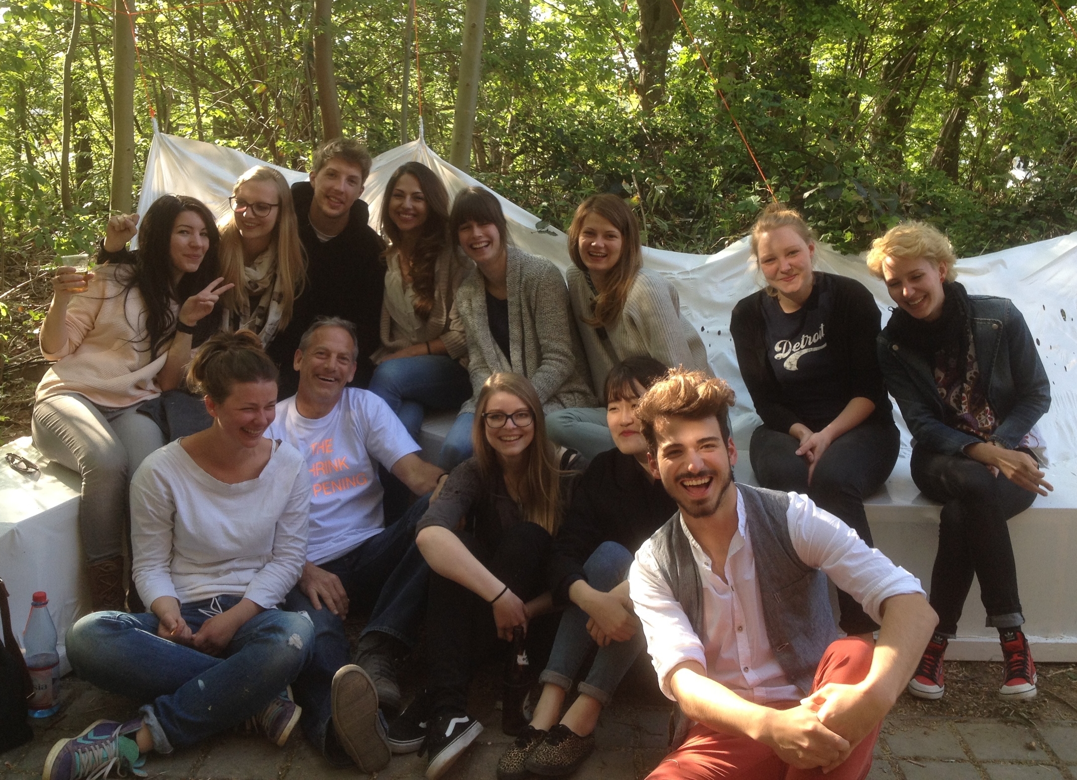 myself and many of the students after a fun week of making