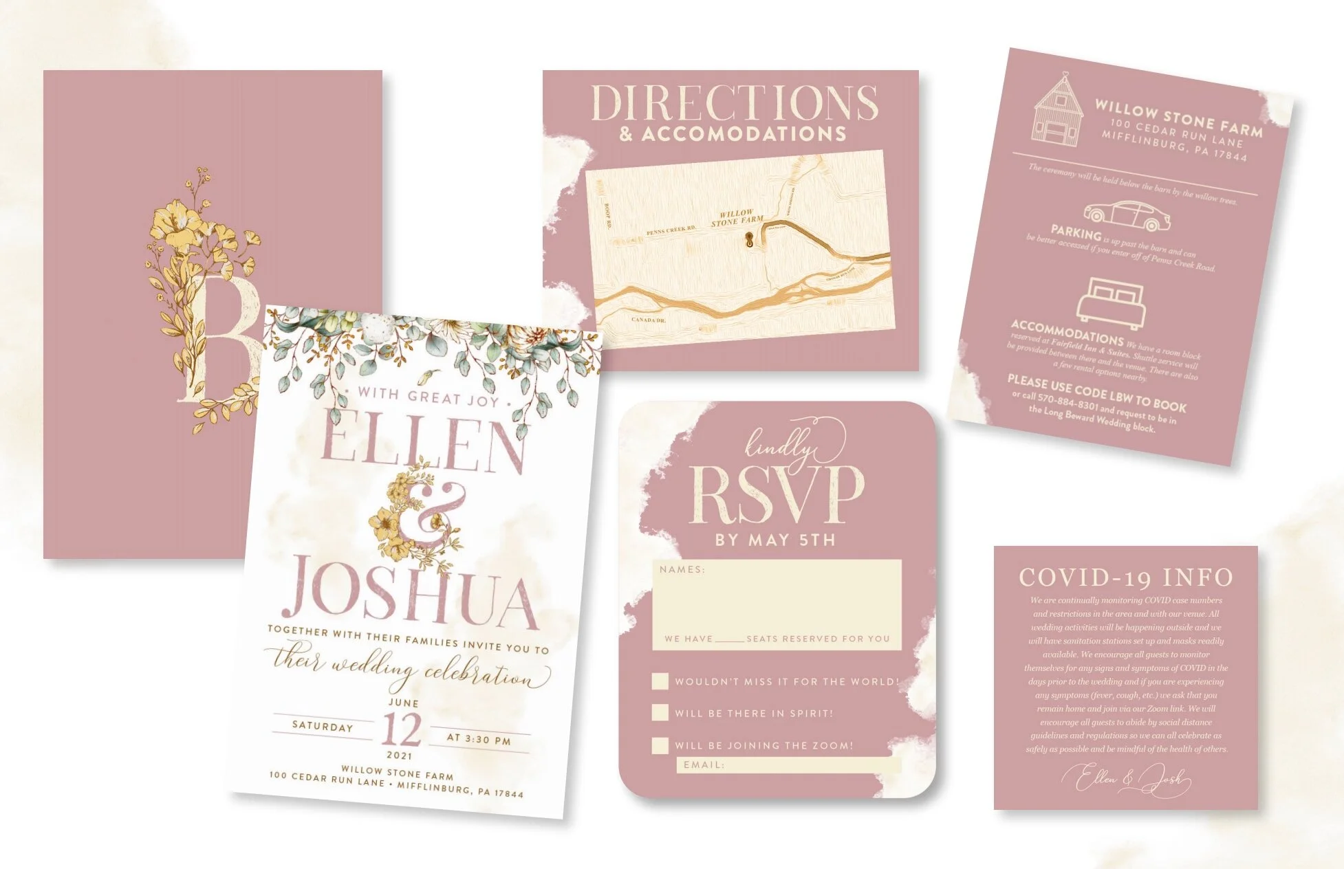 Ellen + Josh Wedding Suite