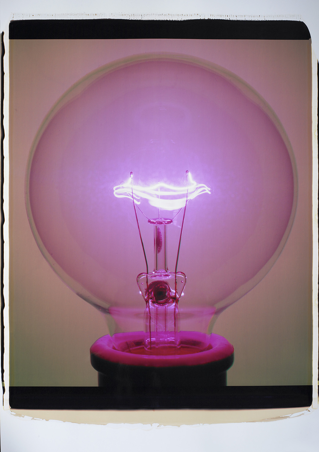 "Light Bulb 017PPa, 2007 (G6)," Color Polaroid.