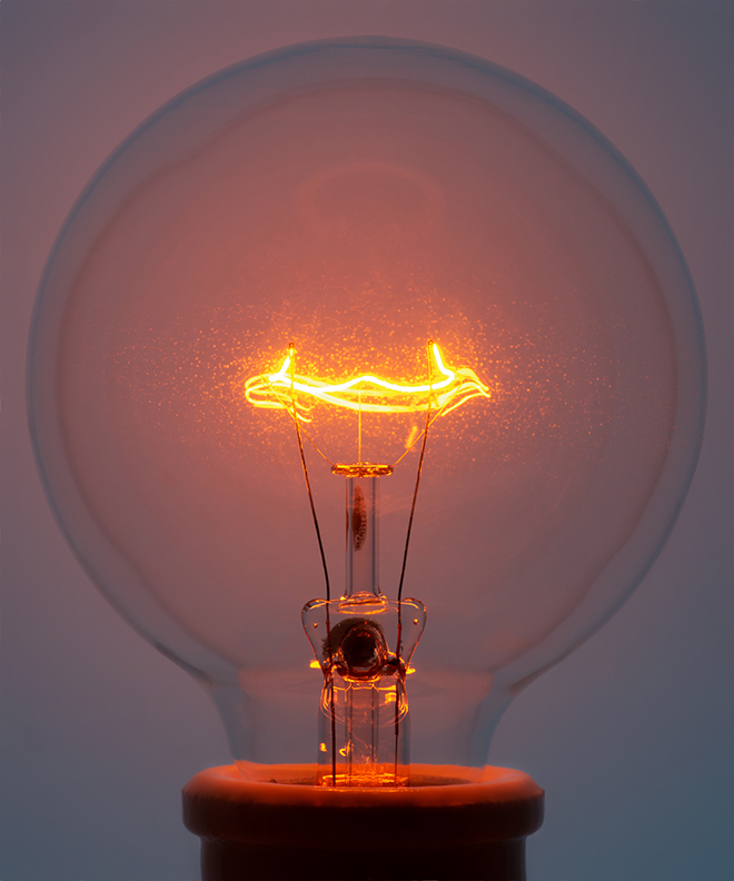 Light Bulb 4, 2018 Pigment Print 