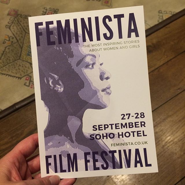 Looking forward to an afternoon of inspiring films @feminista_filmfest